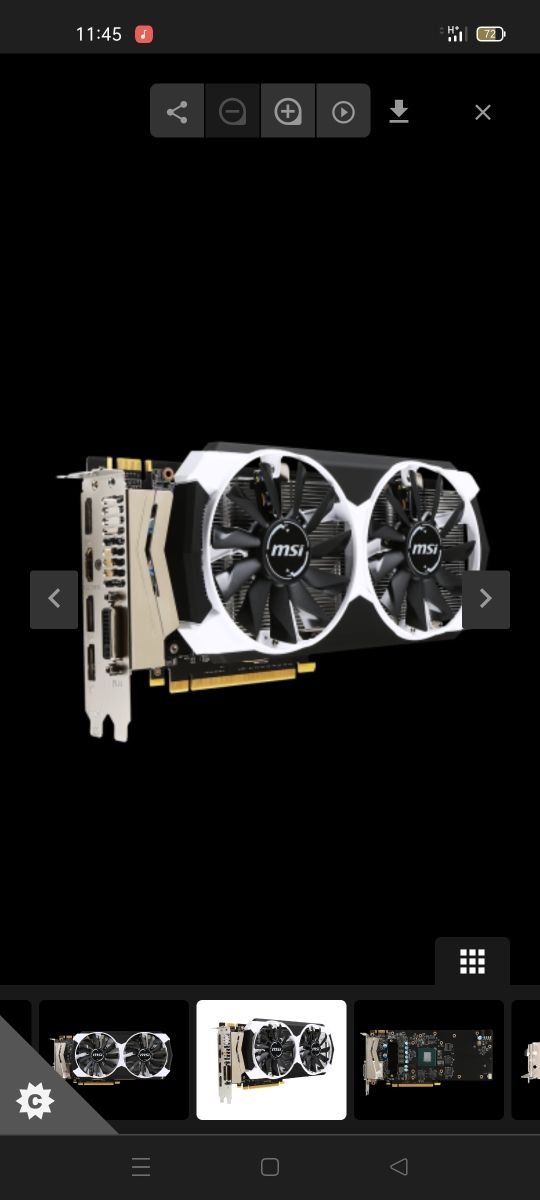 Tarjeta grafica MSI NVIDIA GTX960