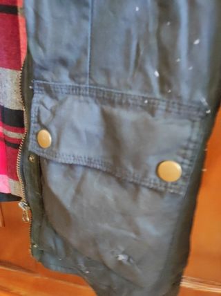 Cazadora estilo Barbour