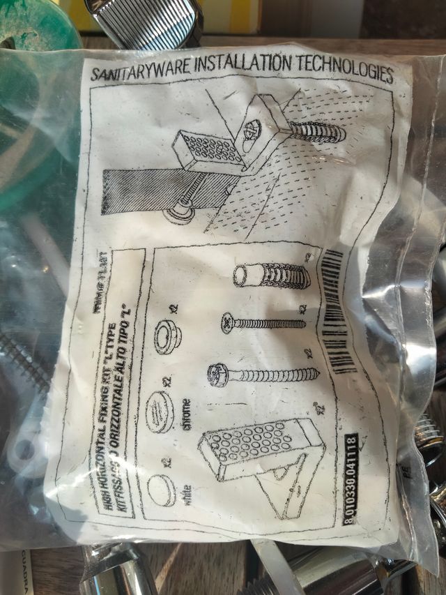 Kit fissaggio sanitari wc bidet