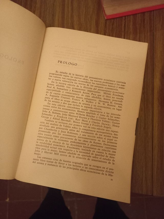 Historia del pensamiento económico