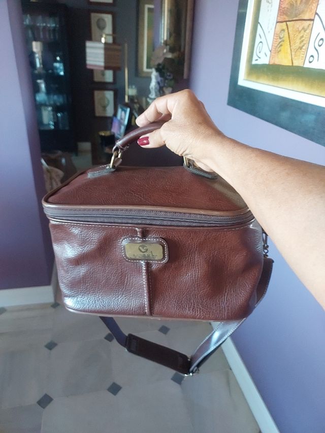 Juego maletas impecable marron