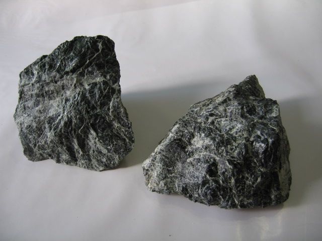 Serpentinas bandeadas. Minerales