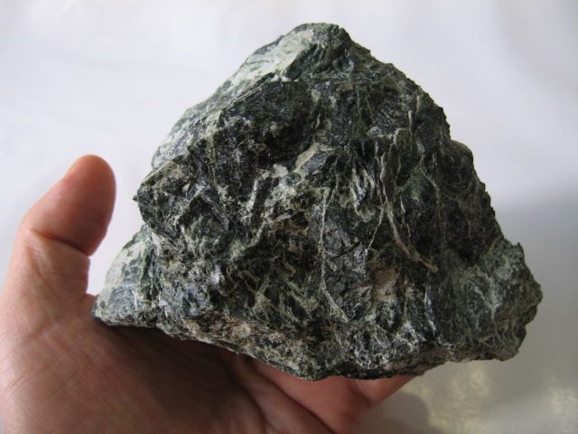 Serpentinas bandeadas. Minerales