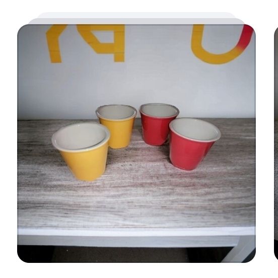 Tazze da caffè set 4 pezzi