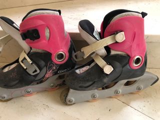 patines linea niña con rodilleras y coderas