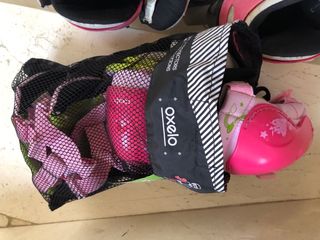 patines linea niña con rodilleras y coderas