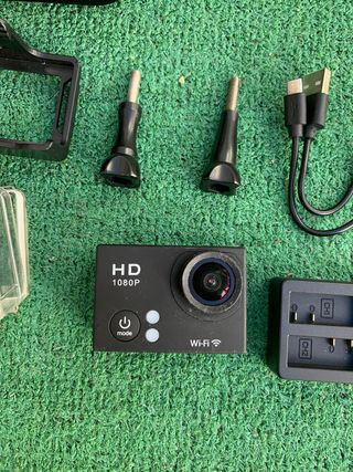 gopro hero + y camara deportiva (accesorios)