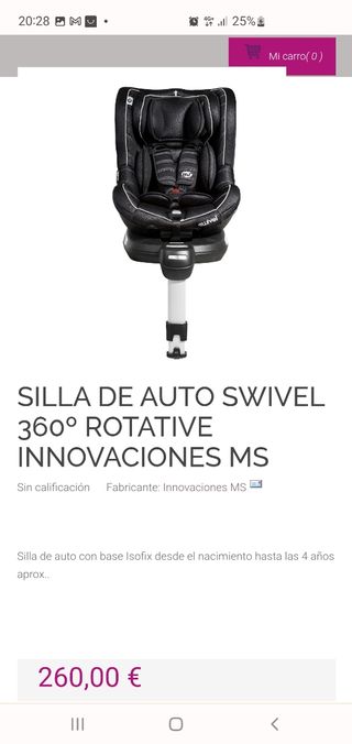 Silla auto desde grupo 0