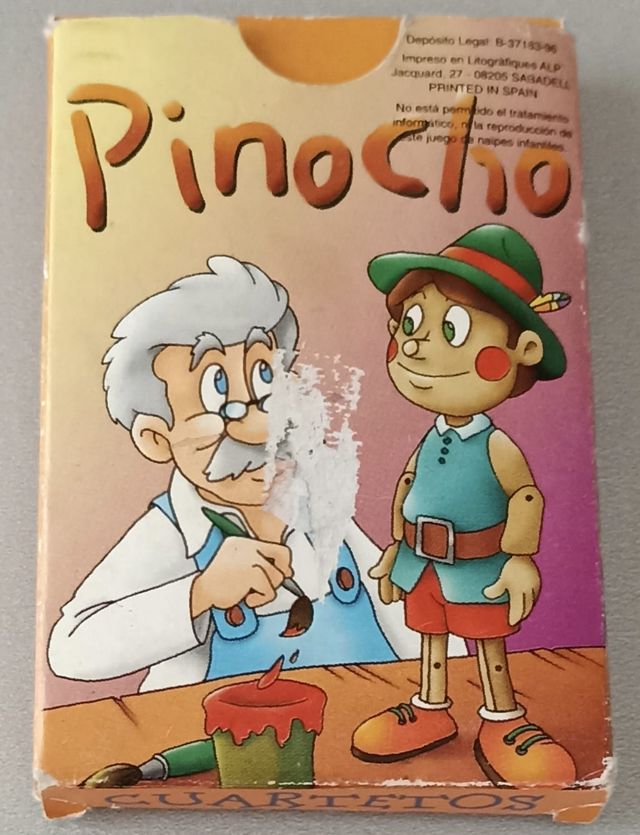 Cartas Antiguas Cuento Pinocho Cuartetos Años 90
