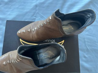 botin verde tachuelas Goldenwings