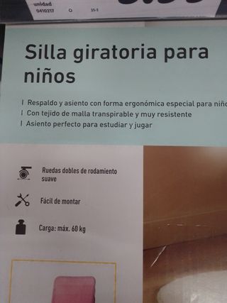Silla escritorio