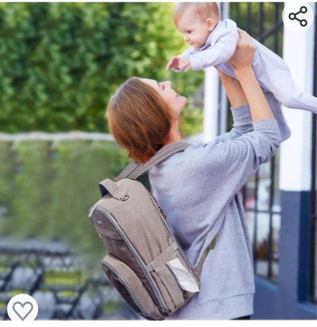 Mochila porta pañales multiusos