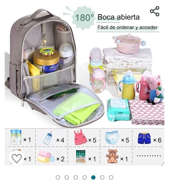 Mochila porta pañales multiusos