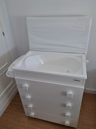 Mueble comoda bañera/cambiador