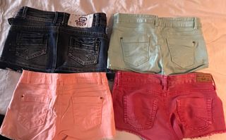 8 prendas talla 34 (shorts, jeans y faldas) OFERTA