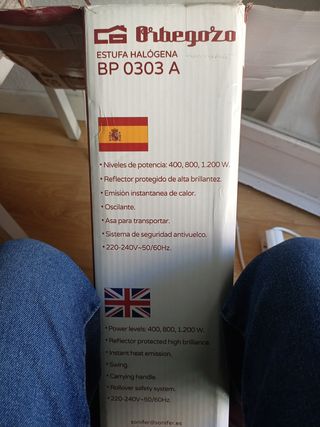 Calentador halógeno
