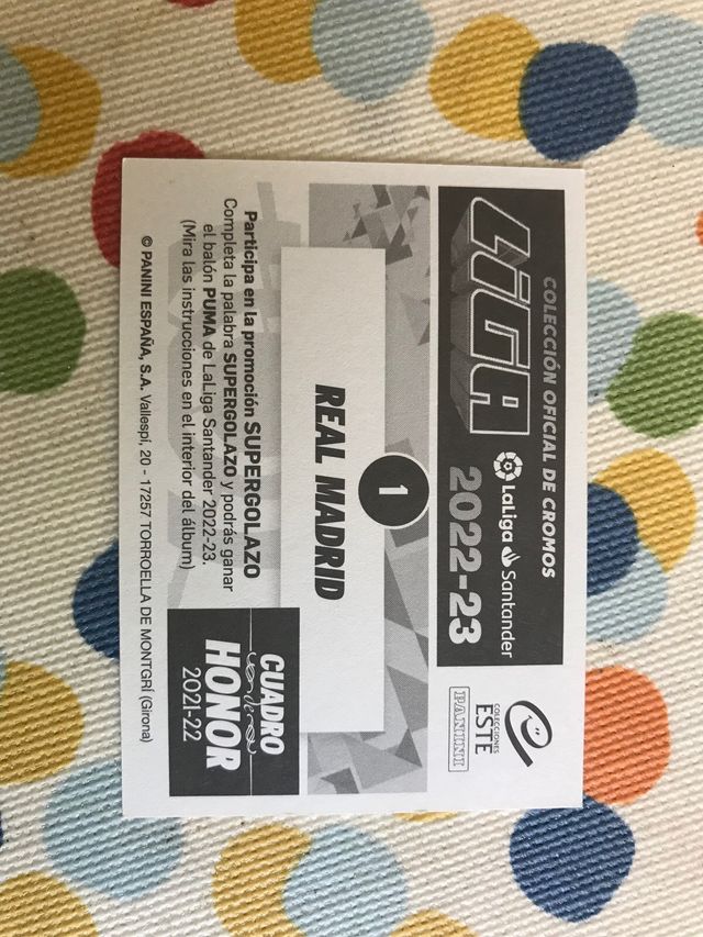 Real Madrid Cuadro Honor