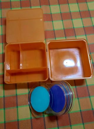 Fiambrera + posa vasos