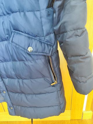 Plumífero azul marino