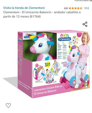 Correpasillos unicornio niña