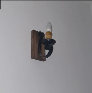 Aplique madera y forja