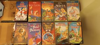 LOTE COMPLETO DE JUEGO DE PELÍCULAS INFANTILES VHS