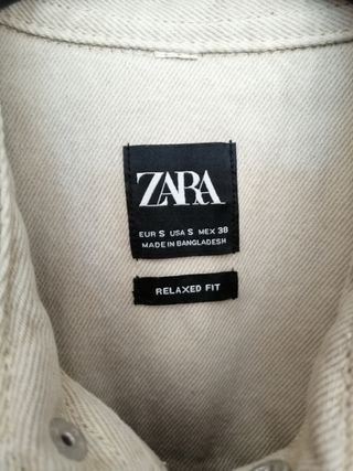 Sobrecamisa vaquera Zara NUEVA