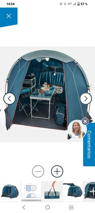 TIENDA ACAMPADA FAMILIAR