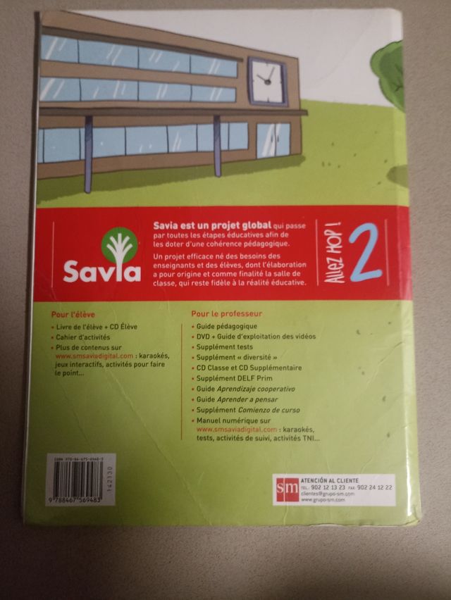 Libro francés 6° de primaria