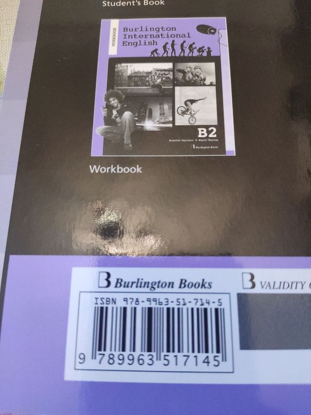 Libro/cuaderno Burlington.English B2
