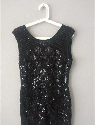 Vestido lentejuelas T L