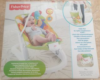 Hamaca plegable con vibración para bebes
