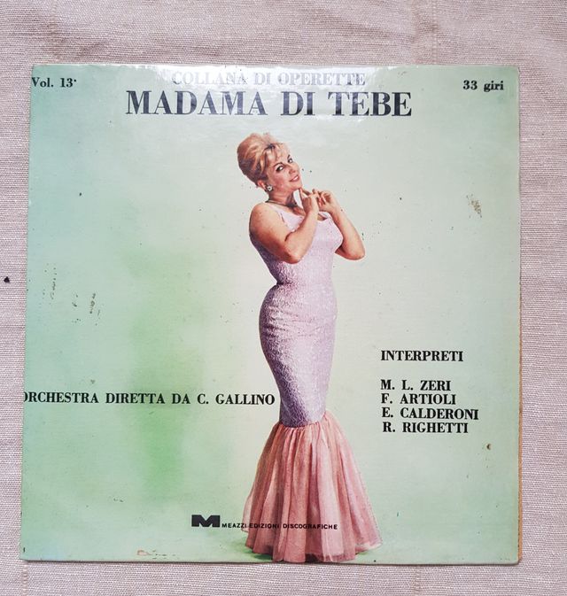 DISCHI IN VINILE 33 GIRI  GENERE OPERETTA