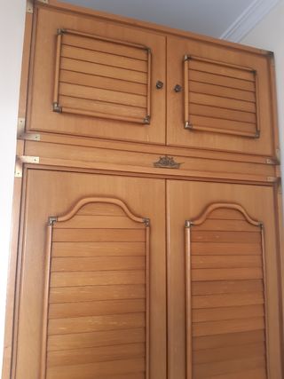 DORMITORIO BARCO, ROPERO/CAMA DOBLE/MESITA NOCHE