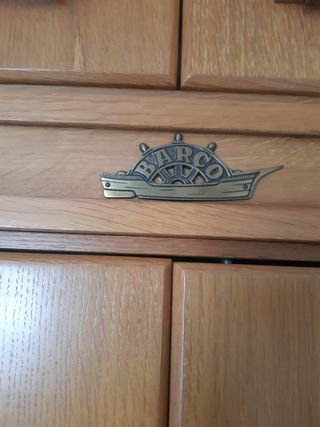 DORMITORIO BARCO, ROPERO/CAMA DOBLE/MESITA NOCHE