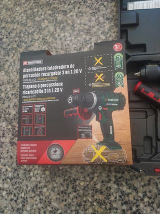 Atornillador  percutor parkside 20v