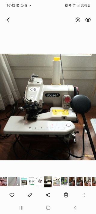 Máquina de coser puntada invisible Kosel