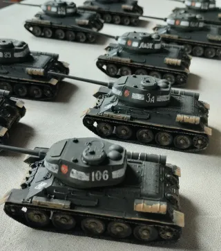 Maquetas de vehículos militares
