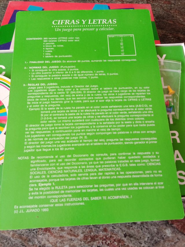 Gioco di numeri e lettere