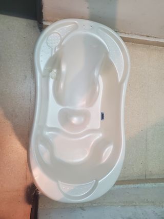 Bañera bebe con termómetro incluido