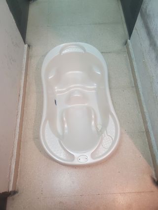 Bañera bebe con termómetro incluido