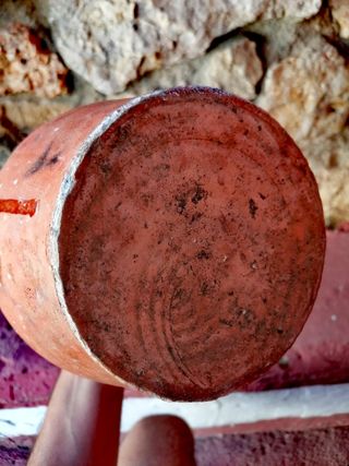 Antiguo Botijo de barro