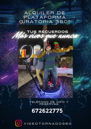 Alquiler de plataforma giratoria 360