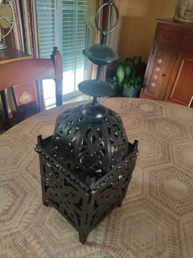 Farolillo forja árabe
