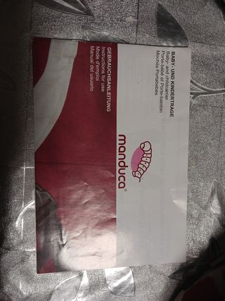 Mochila porta bebé manduca