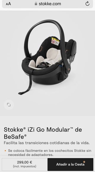 Maxi-cosi stokke Izi Go grupo 0