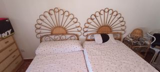Dormitorio de bambú