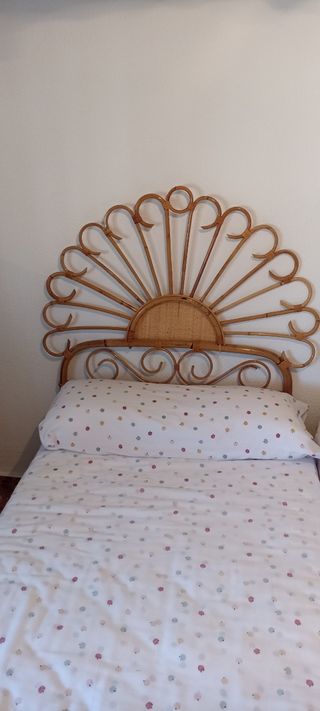 Dormitorio de bambú