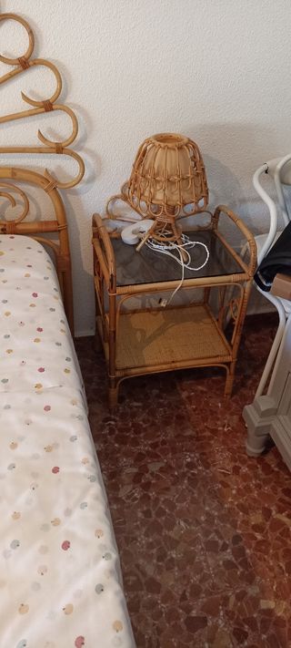 Dormitorio de bambú