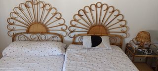 Dormitorio de bambú